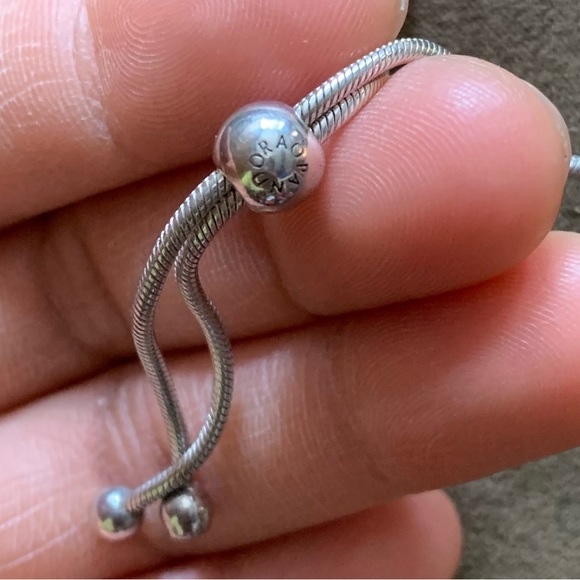 Pandora Tan Leather Slide Bracelet w/ Doctor Strange Theme Charms One Size EUC - Picture 6 of 13